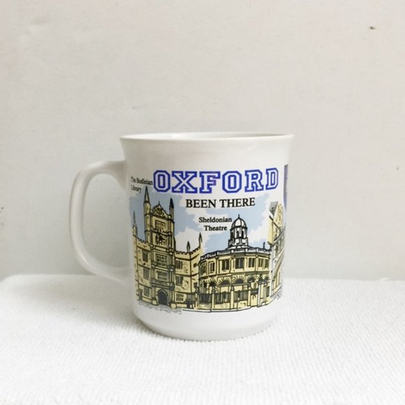 OXFORD Tea Coffee MUG Been There Done That SIGHTS BRITAIN Sampson Souvenir Cup - Picture 1 of 6